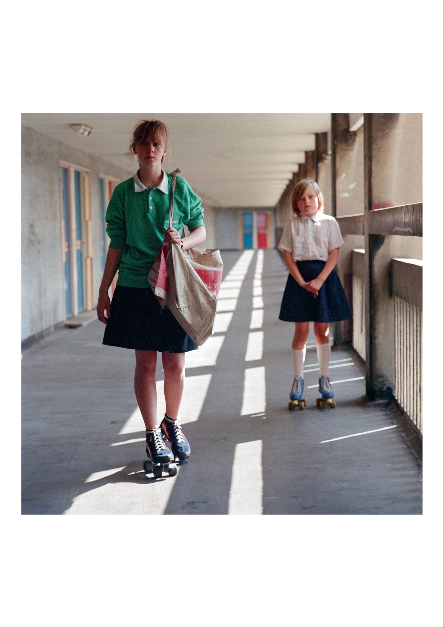 Roller Skating, Paper Delivery Girls Anita and Emma, 1988