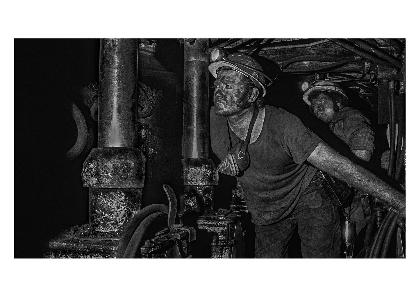 Miners at the Face Cutting the Coal, mid 1974
