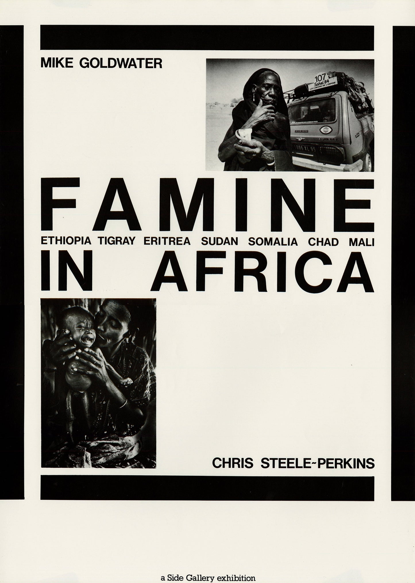 Famine in Africa Exhibition Poster