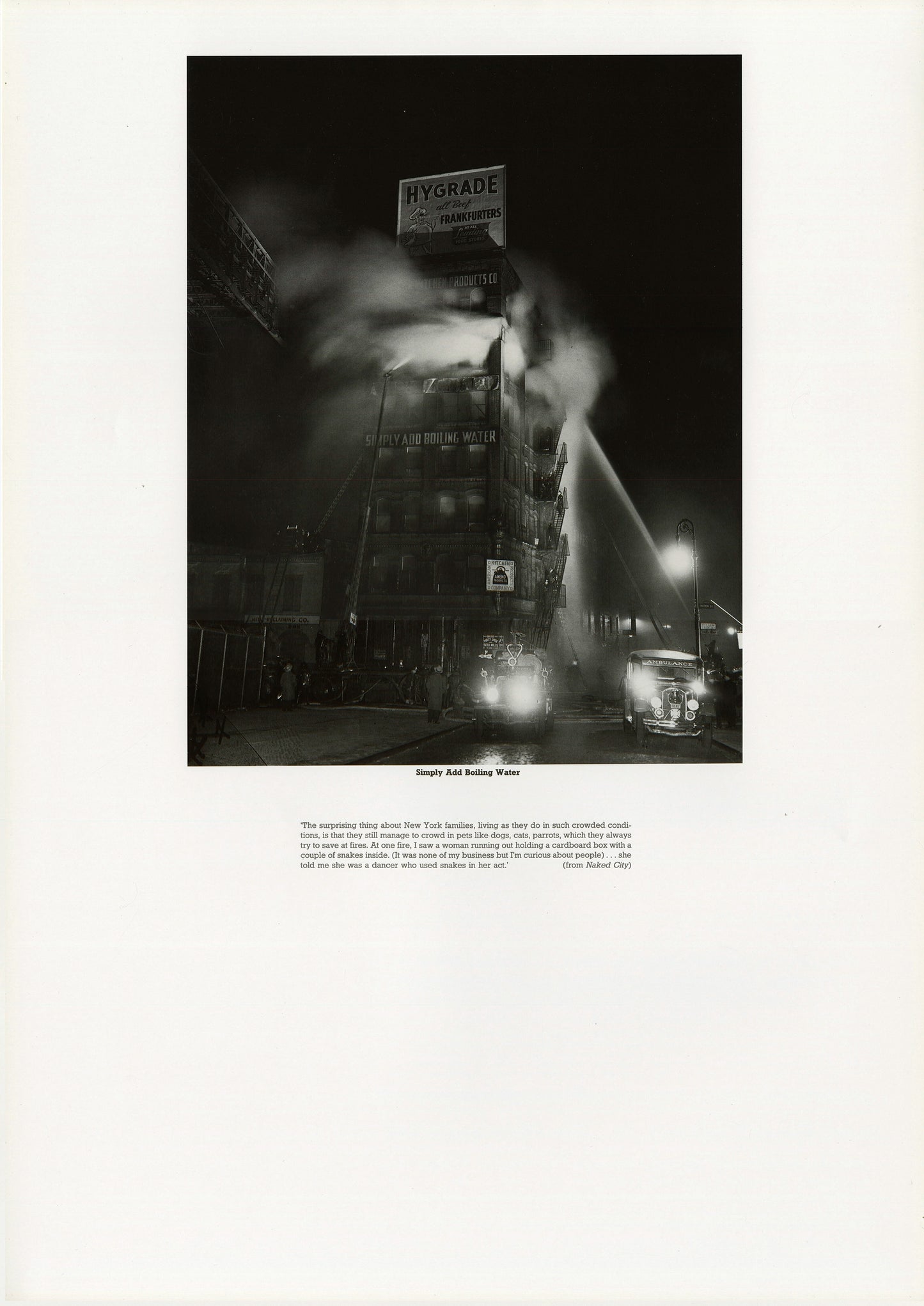 Simply Add Boiling Water Poster