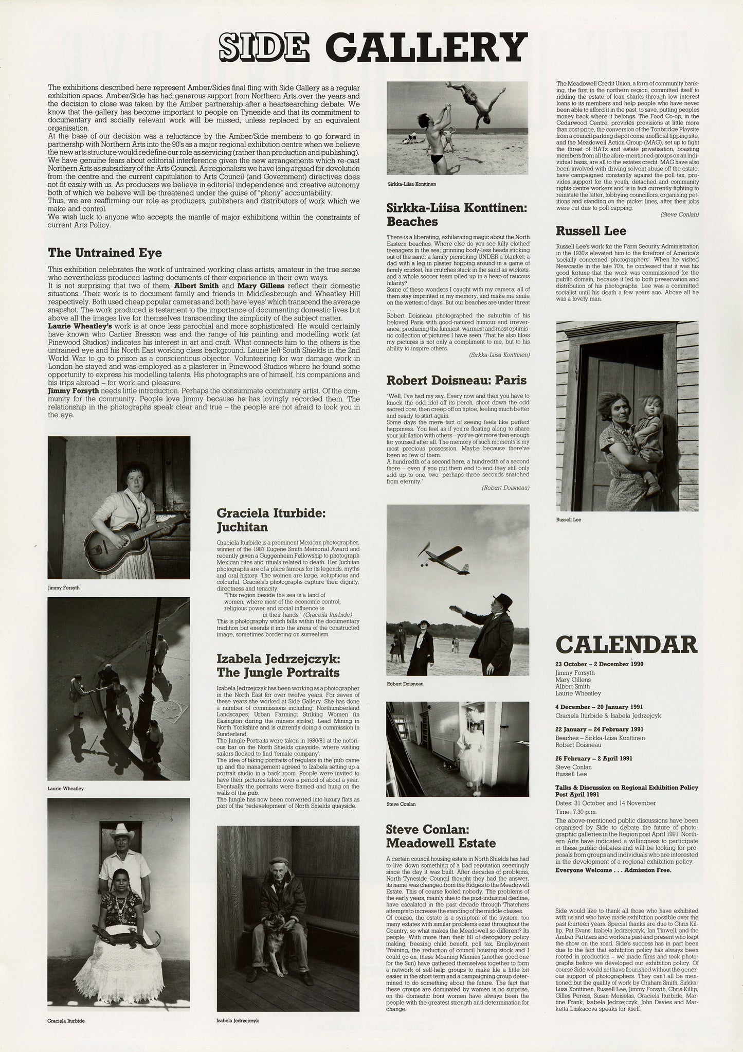 The Untrained Eye Exhibition Poster