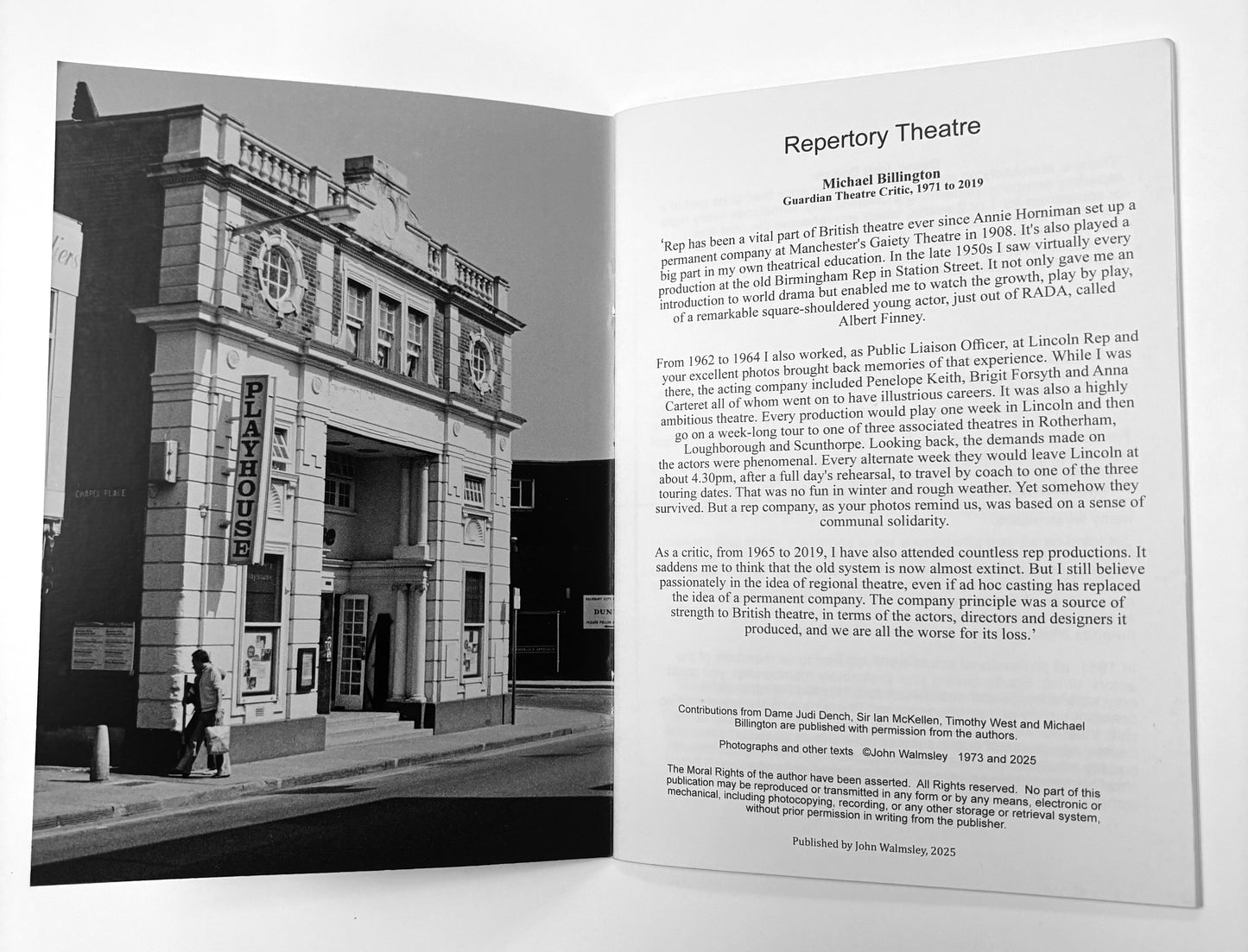 Repertory Theatre: Salisbury Playhouse, 1973