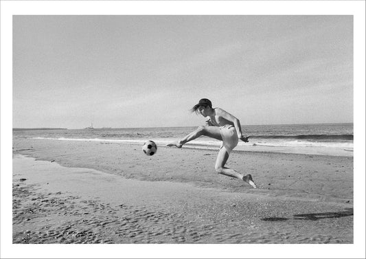 Writing in the Sand: Whitley Bay, June 1989