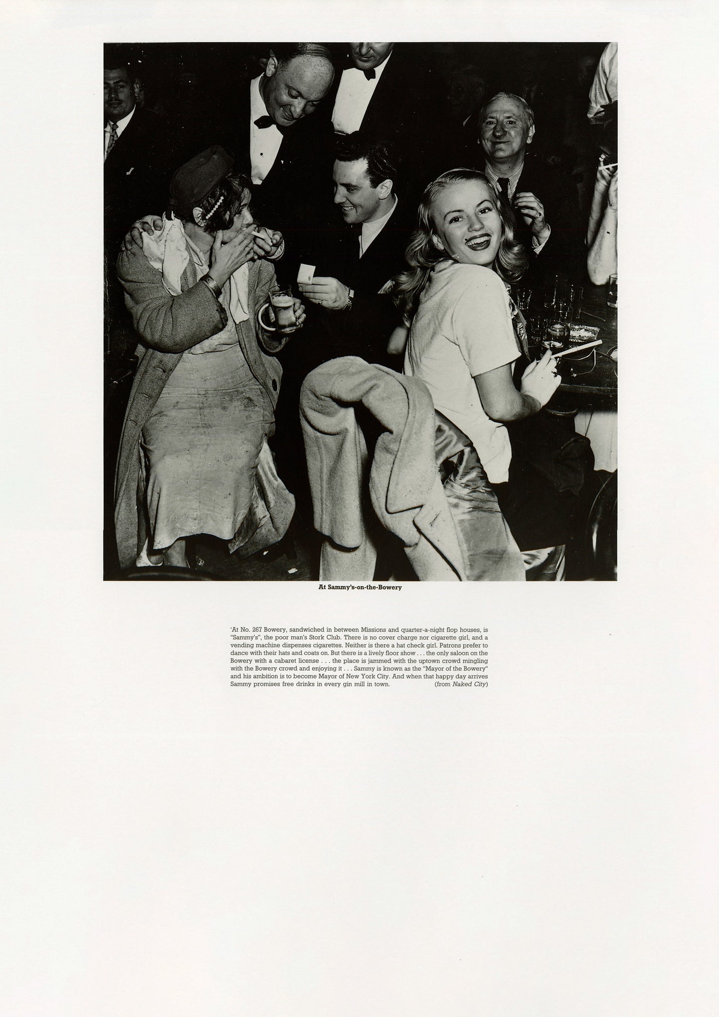 At Sammy's-on-the-Bowery Poster