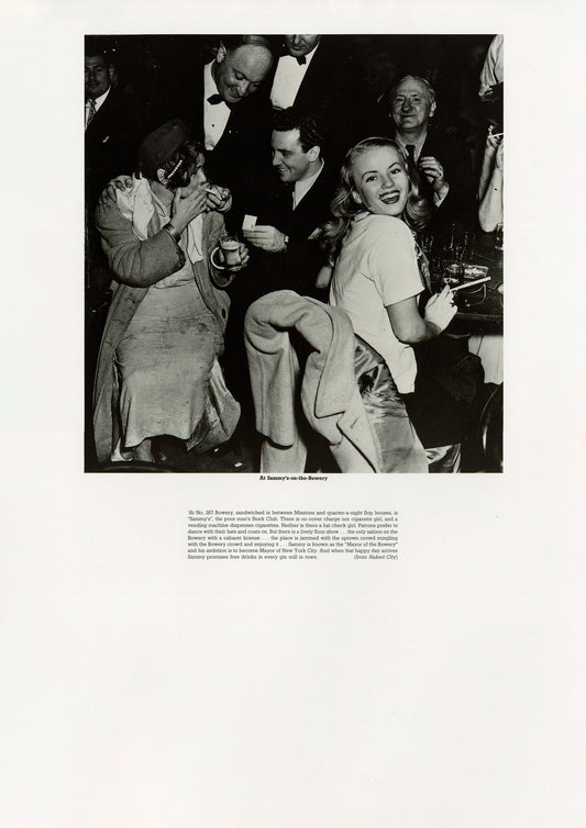 At Sammy's-on-the-Bowery Poster