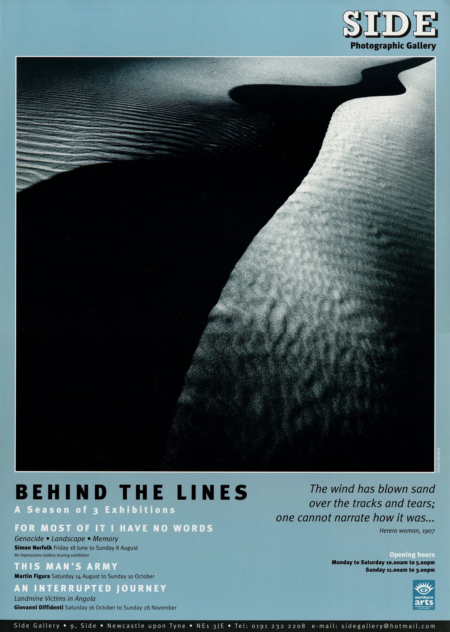 Behind the Lines Exhibition Poster