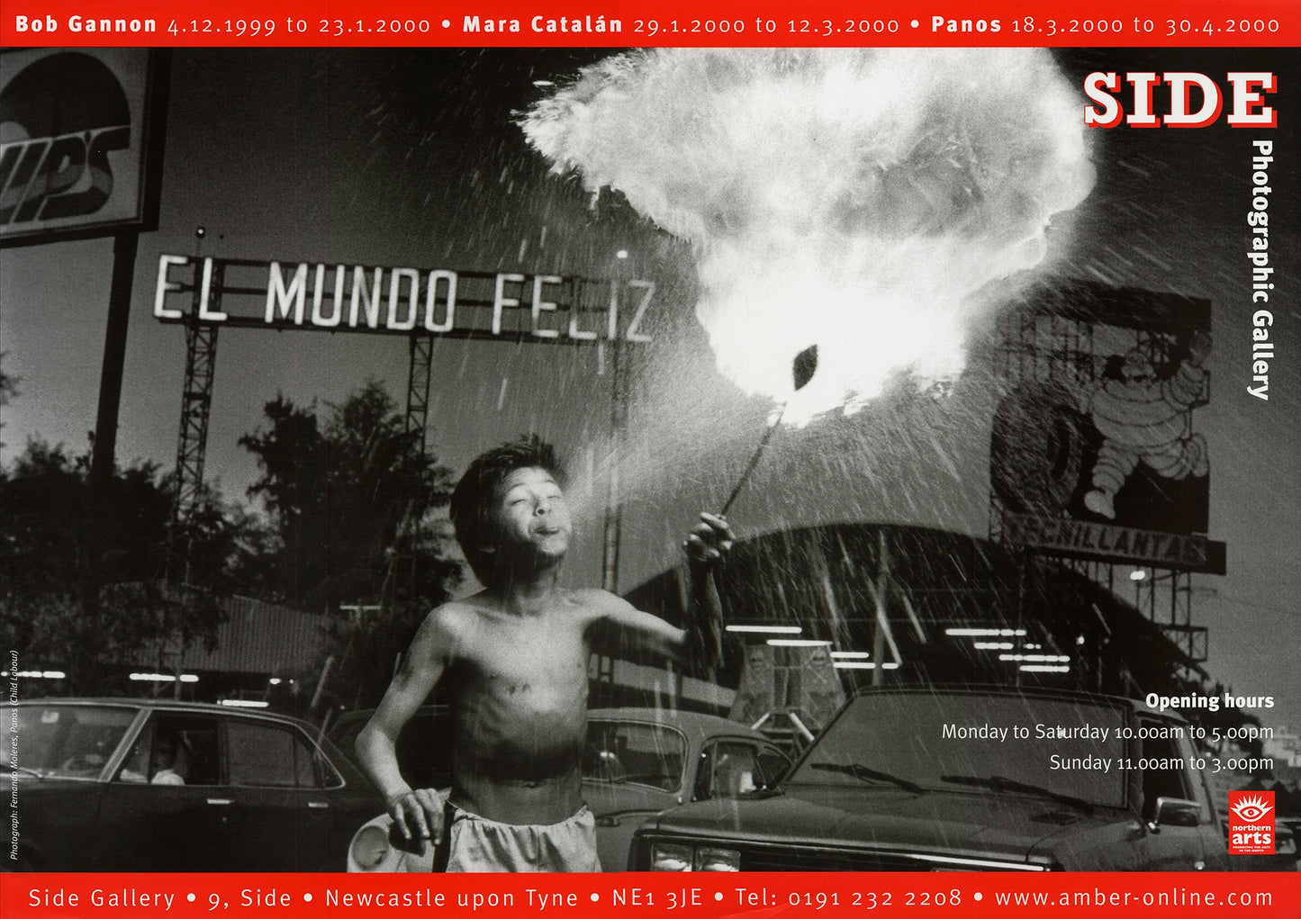 1999-2000 Side Exhibition Announcement Poster