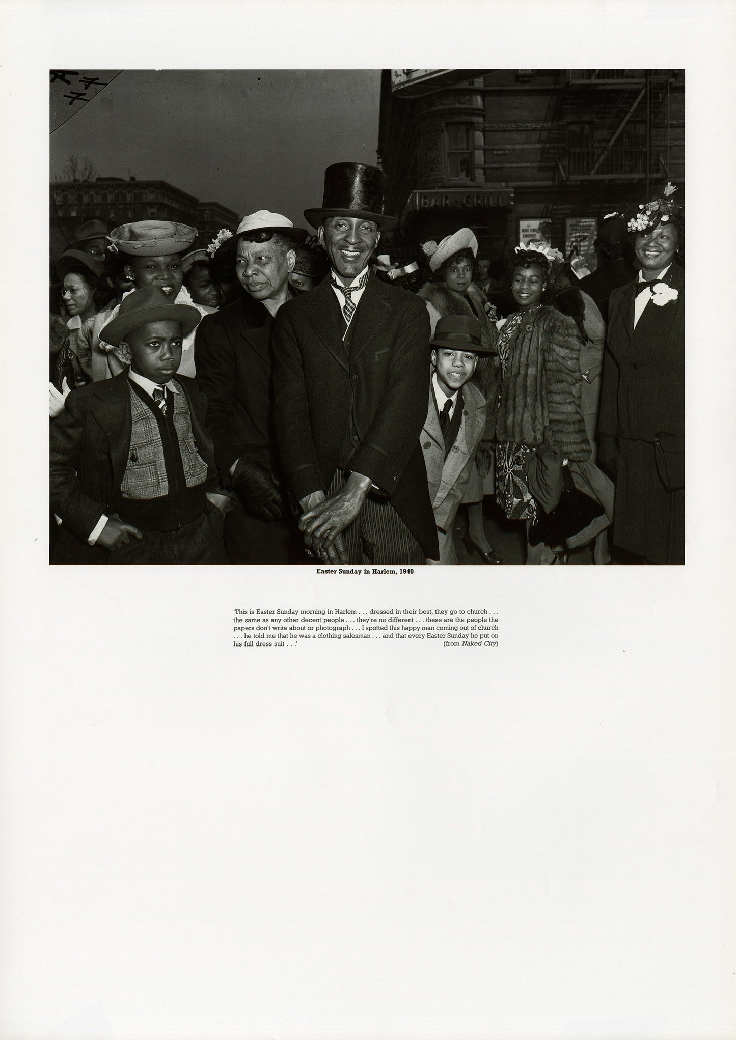 Easter Sunday in Harlem Poster