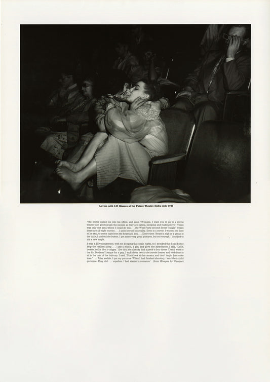 Lovers with 3-D Glasses at the Palace Theatre Poster