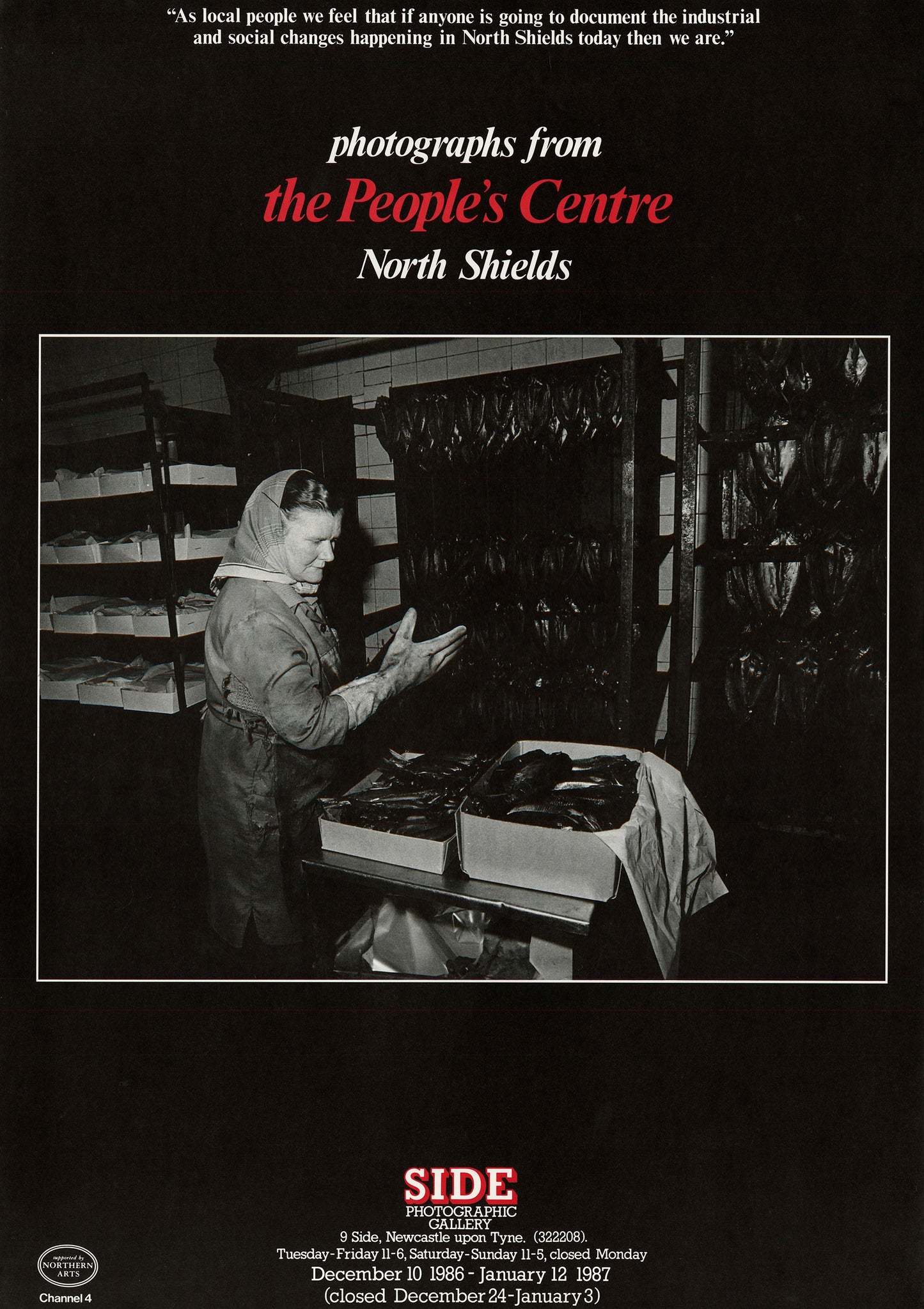 Photographs from the People's Centre North Shields Exhibition Poster