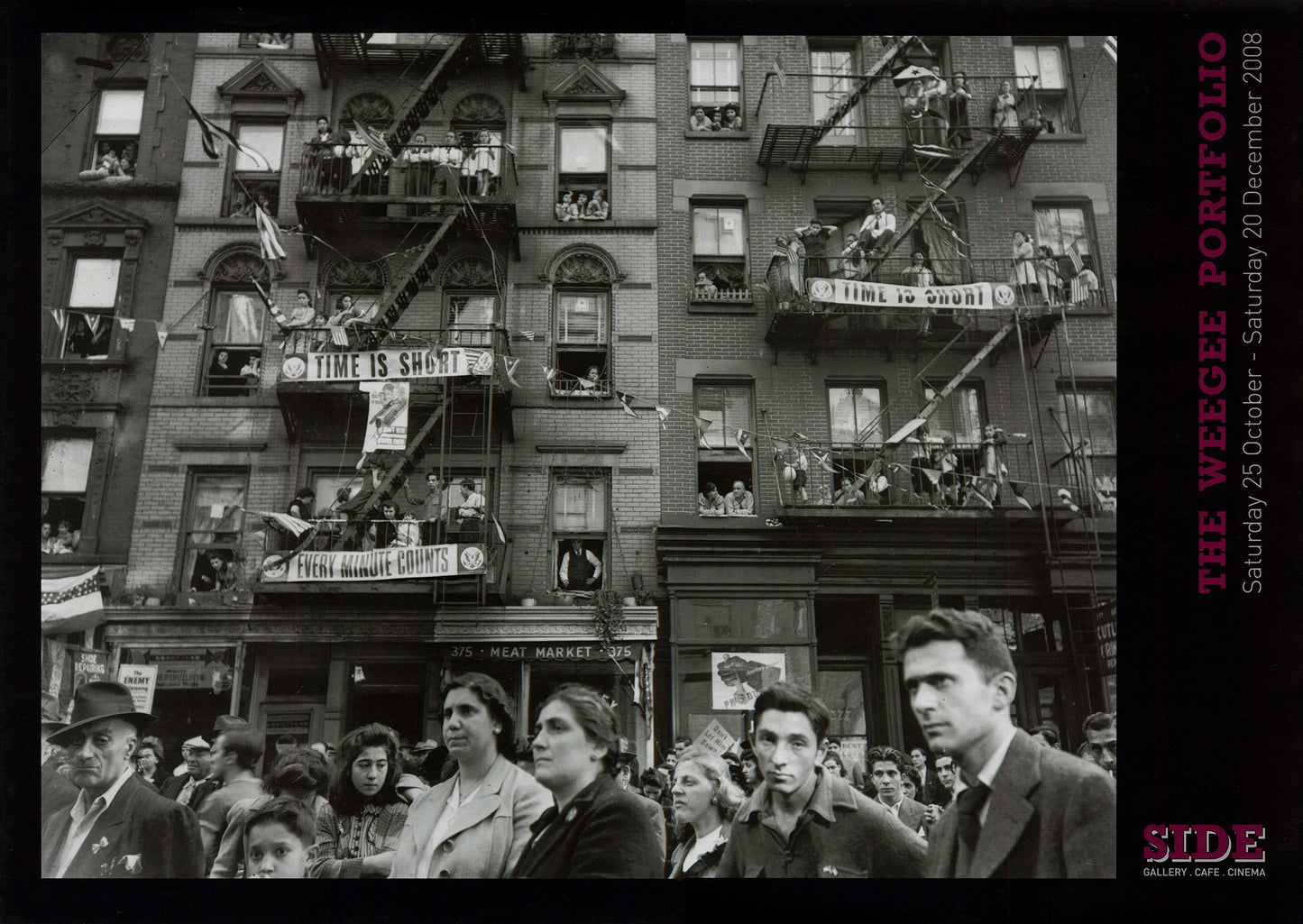 The Weegee Portfolio Exhibition Poster