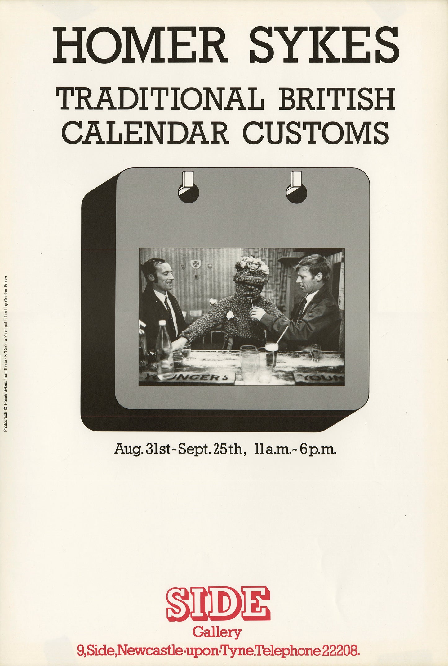 Traditional British Calendar Customs Exhibition Poster