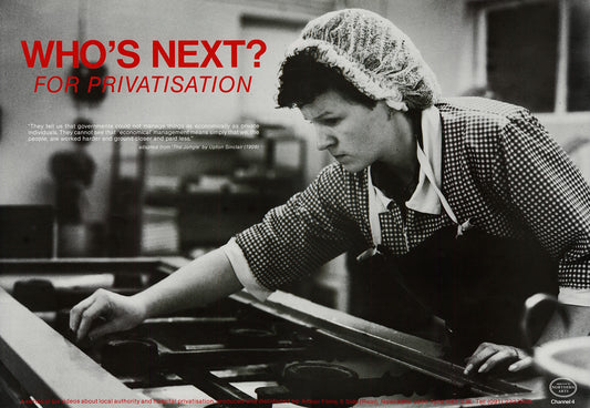 Who's Next? For Privatisation Film Series Poster