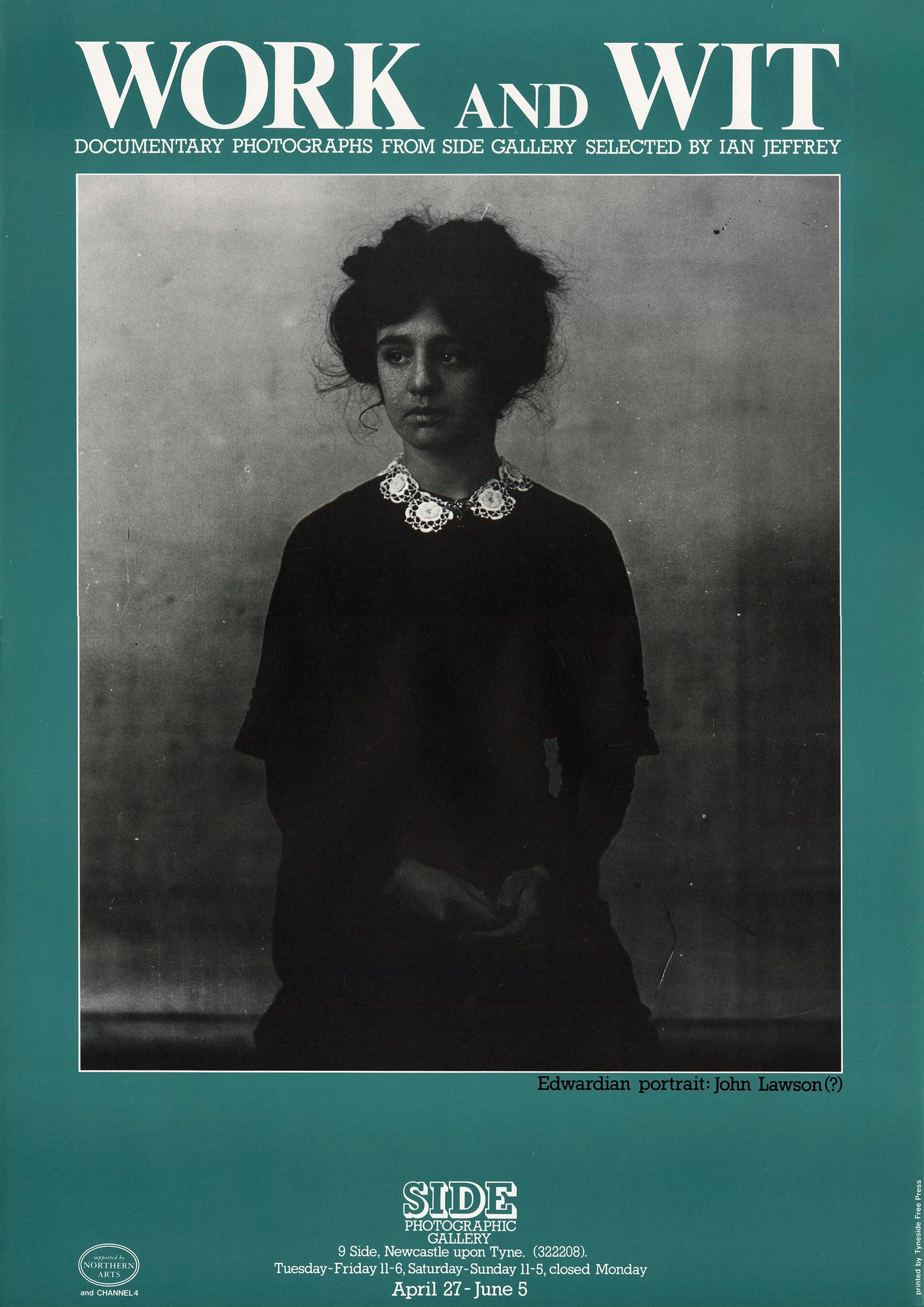 Work and Wit Exhibition Poster